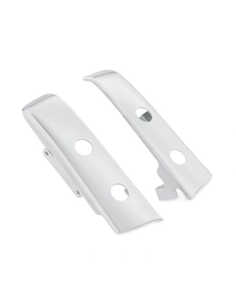 Chrome Slotted Saddlebag Filler Strip Kit