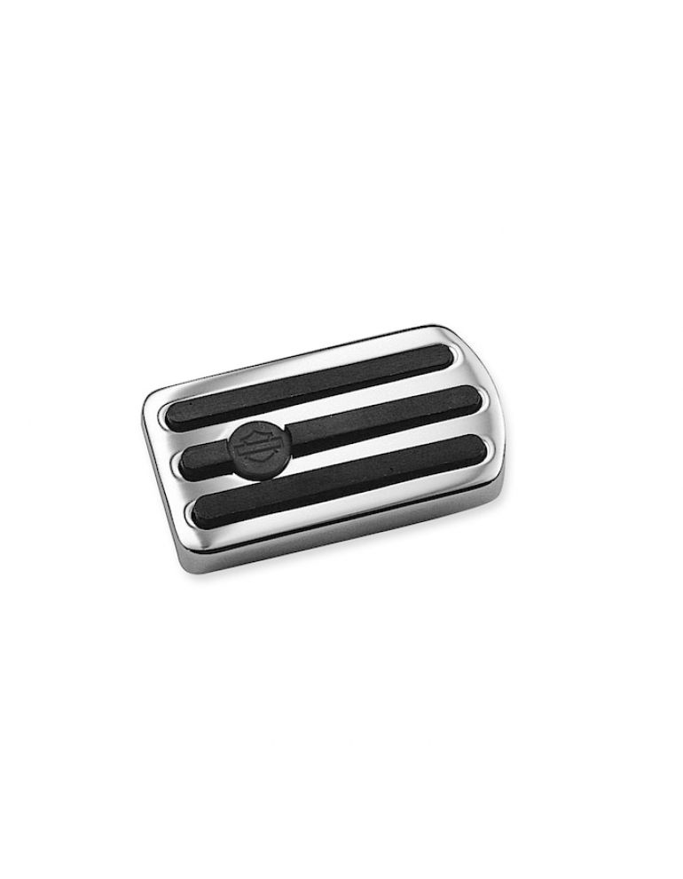 Chrome and Rubber Large Brake Pedal Pad
