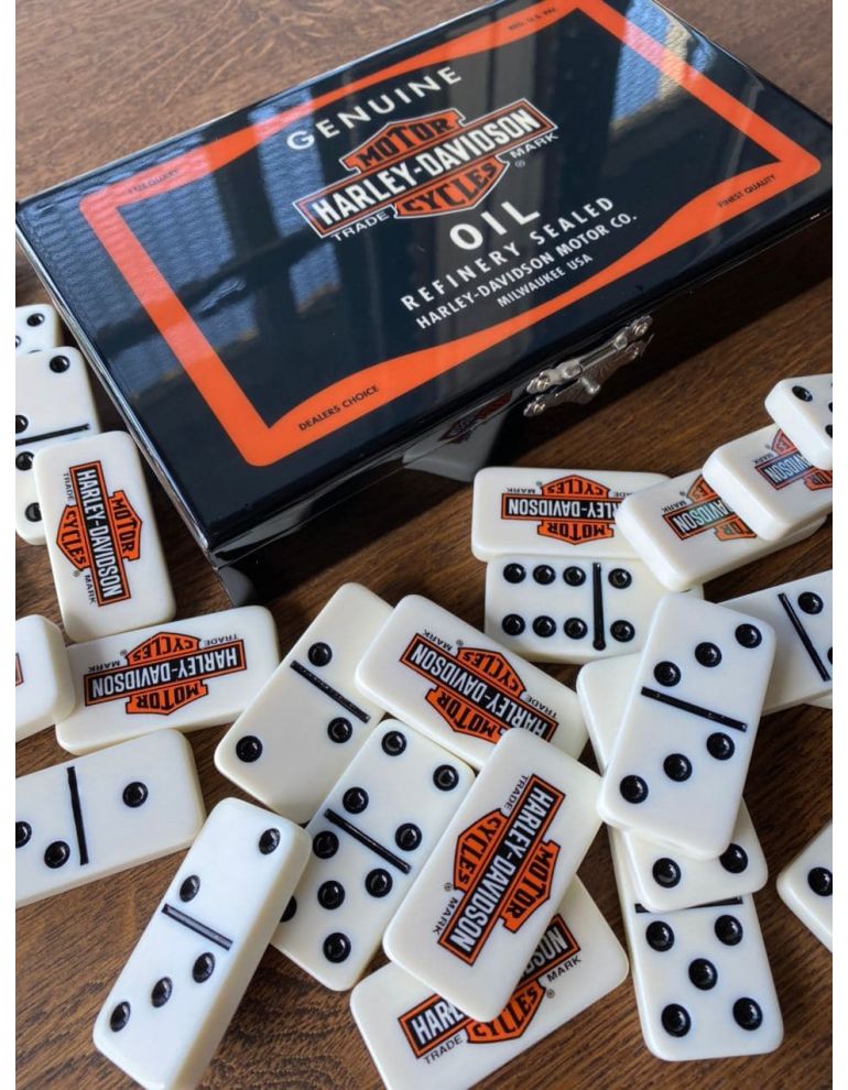 Набір грального доміно HARLEY-DAVIDSON B&amp;S OIL CAN BLACK