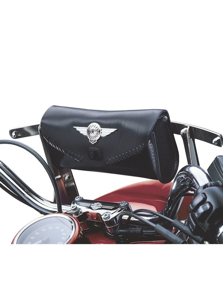 Fat Boy Windshield Bag with Die-Cast Concho