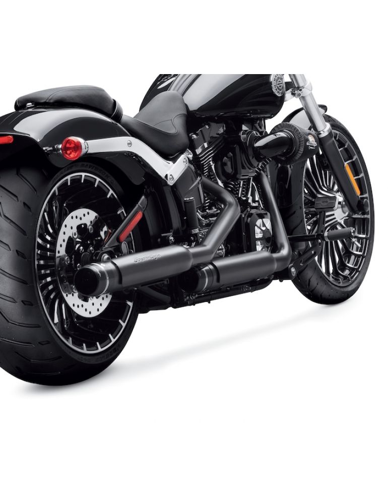 Screamin Eagle Street Cannon Slip-On Mufflers  Softail Shorty Dual