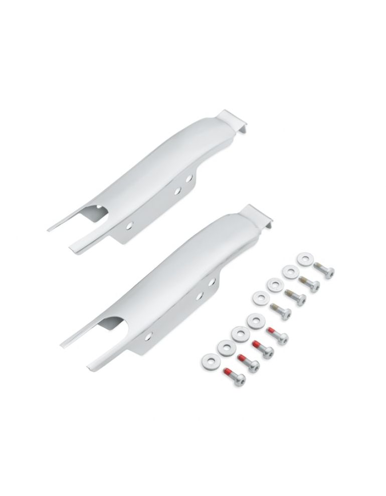 Chrome Slotted Saddlebag Filler Strip Kit