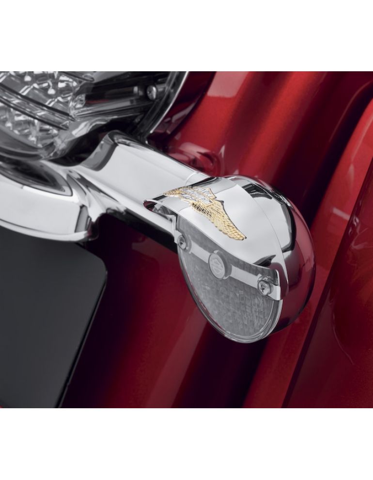 Eagle Wing Flat Lens Turn Signal Visor