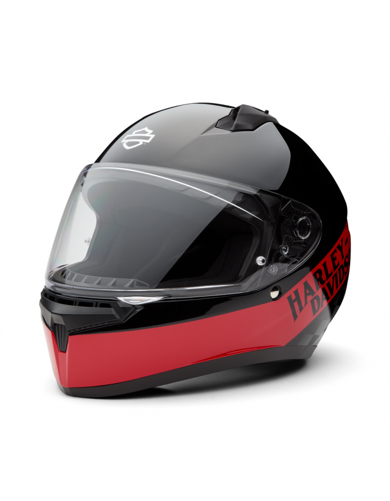 Шолом H-D Velo H34 чорно/червоний розмір L