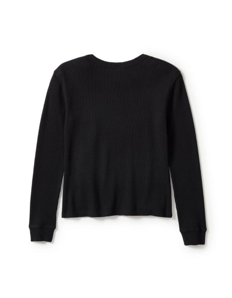 Жіночий лонгслів TEE-KNIT,BLACK розмір XS