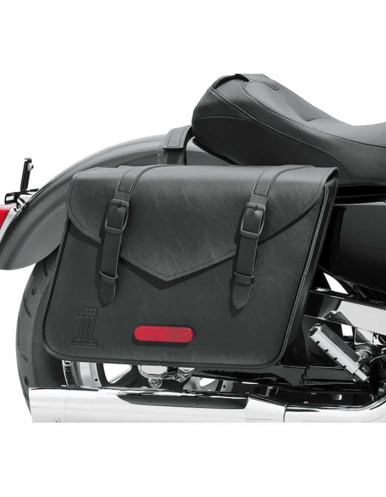 Black Standard Line Large Throw-Over Saddlebags