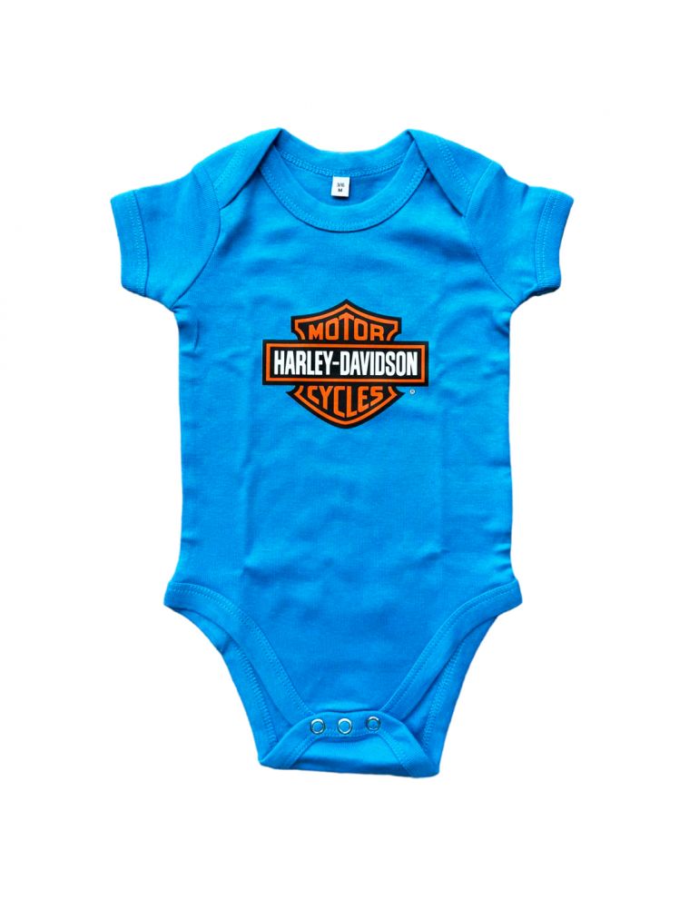 Боді дитяче Harley-Davidson Bar and Shield 3-6 м. колір морський