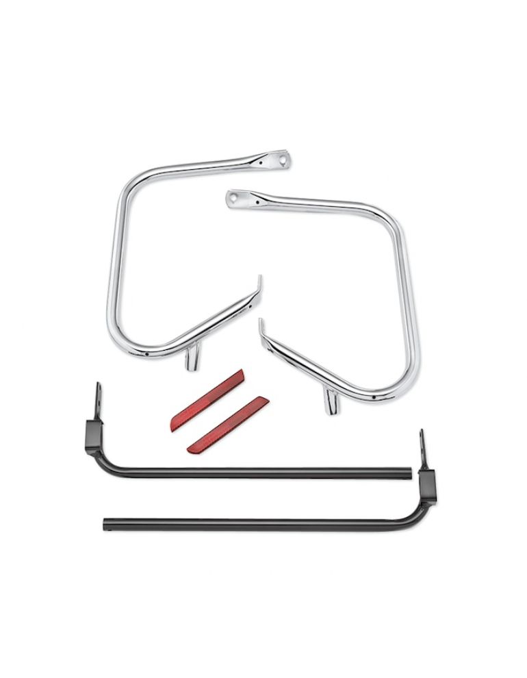 Chrome Rear Saddlebag Guard Kit