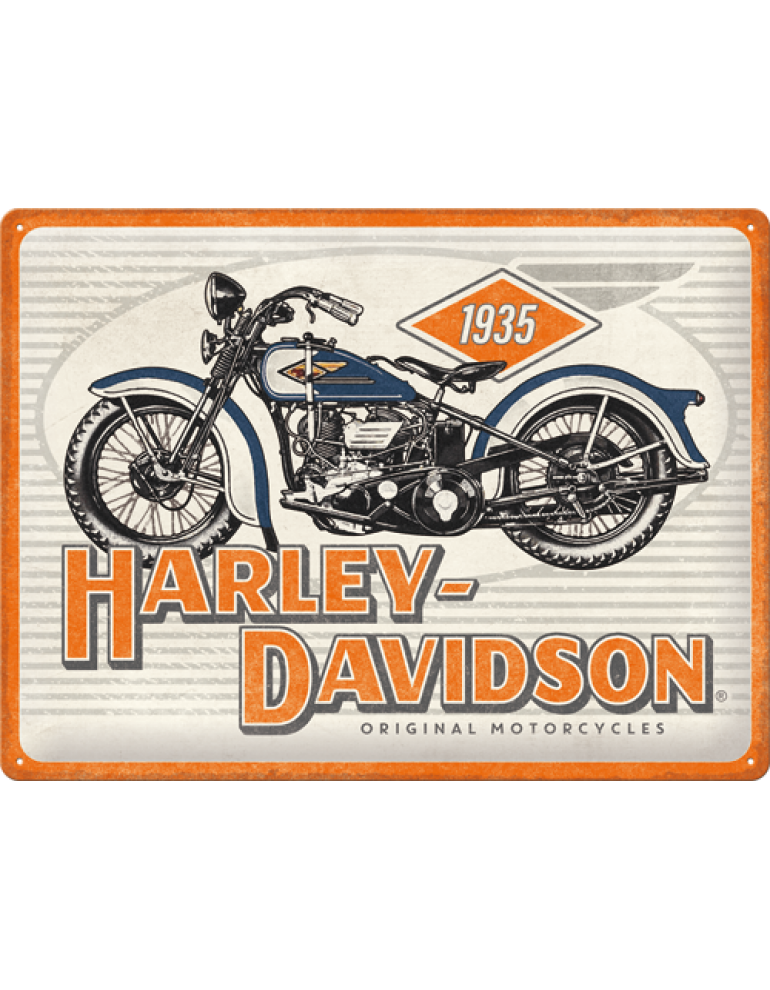 Табличка металева  Harley-Davidson 30x40 Motorcycles 1935