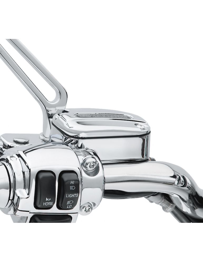 Chrome Clutch Bracket and Master Cylinder Reservoir Kit