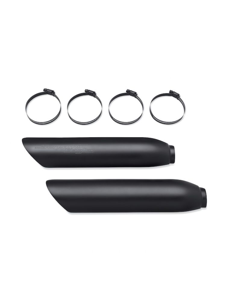 Screamin' Eagle Muffler Shields - Slash Cut