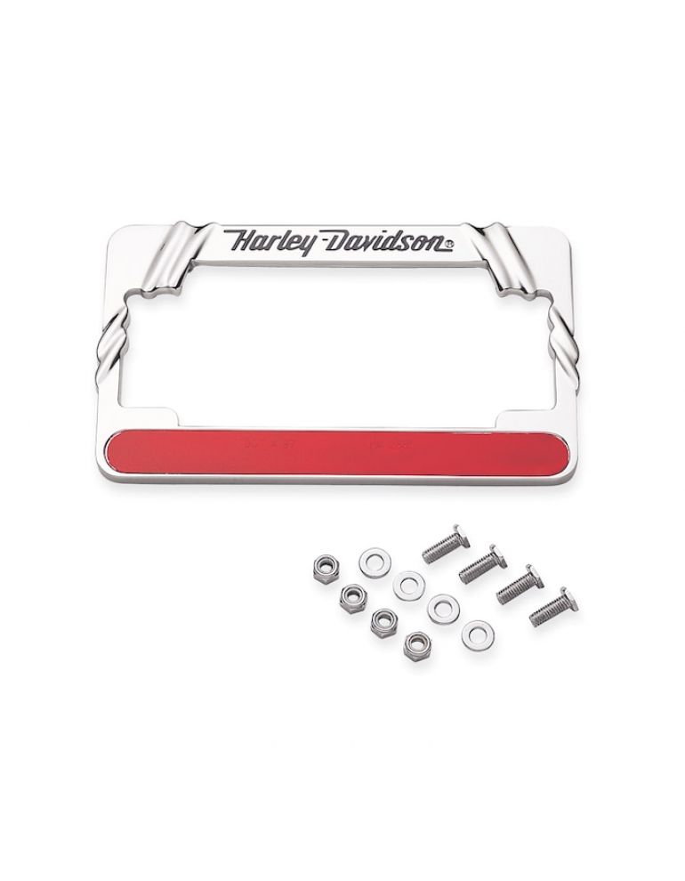 Script License Plate Frame