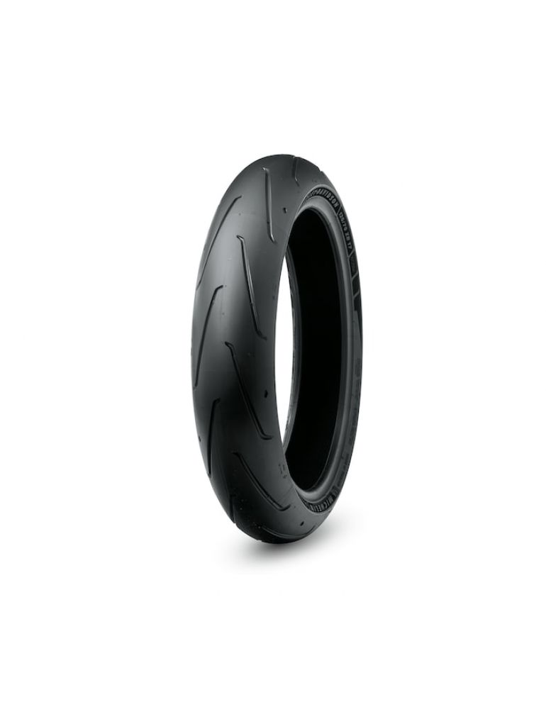 Michelin Scorcher Tire Series - Front Tire, 120/70R17 Blackwall - 17 in. Front