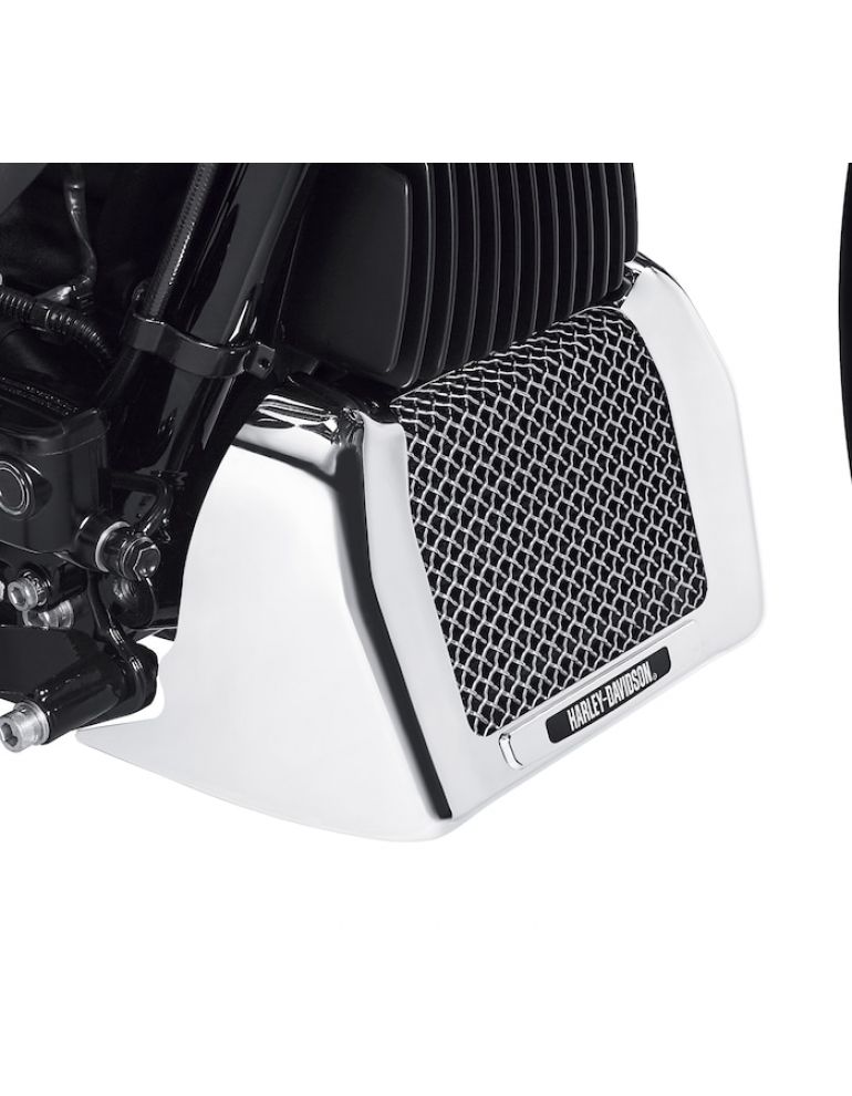 Oil Cooler Cover - Chrome
