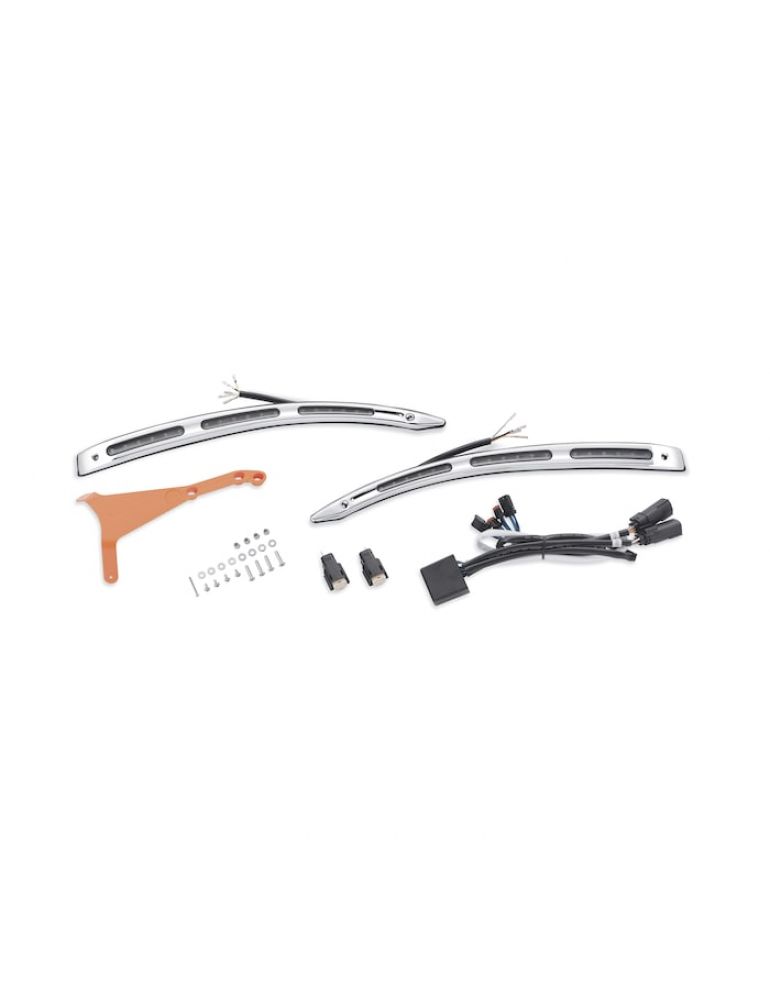 Electra Glo Illuminated Fairing Accent Trim - Chrome