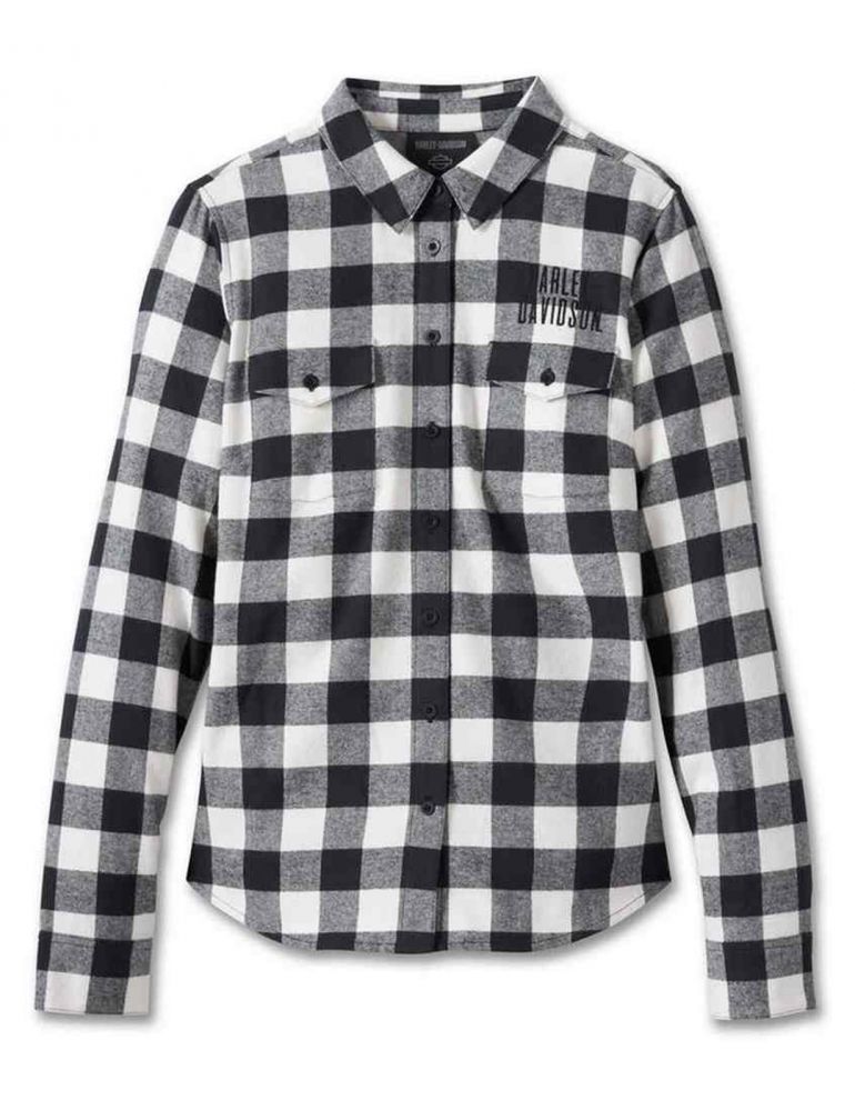Жіноча фланелева сорочка Rustic YD Plaid колір Black Beauty розмір XS