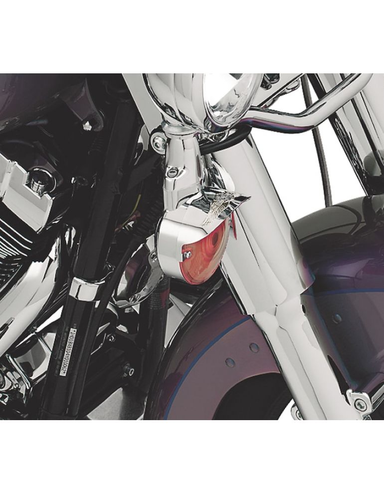 Eagle Wing Flat Lens Turn Signal Visor