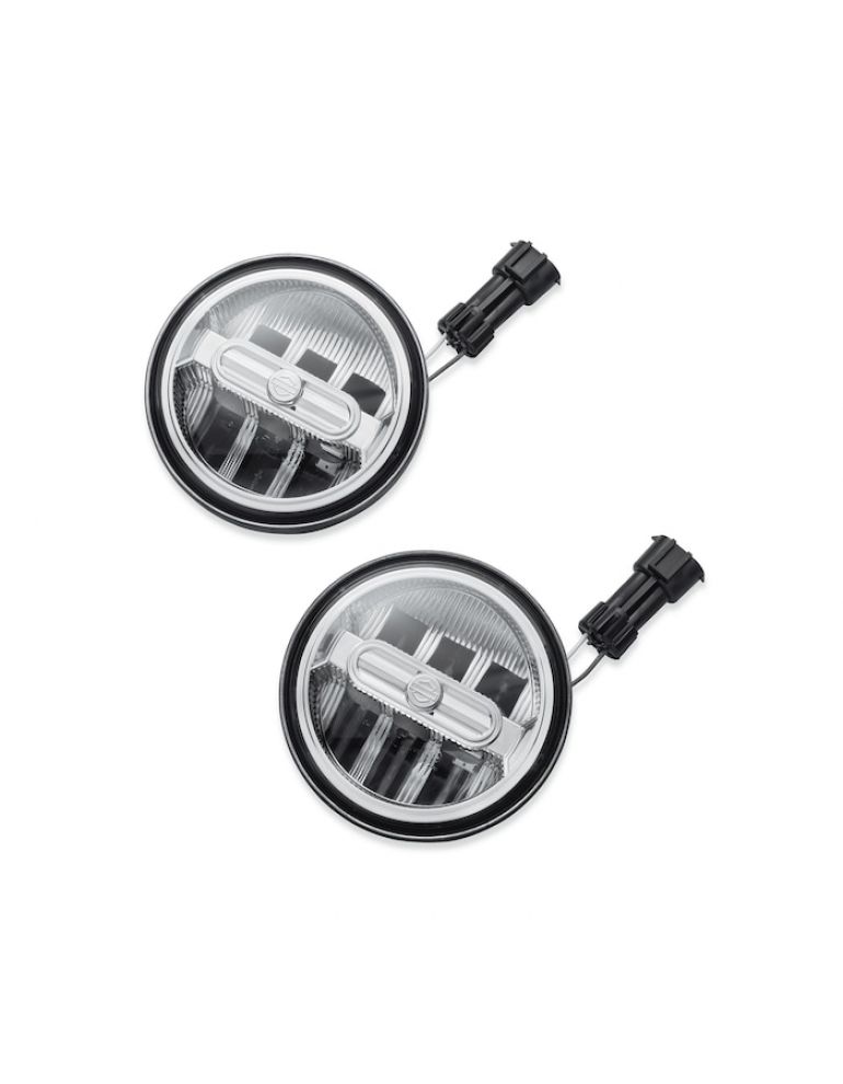 4 in. Daymaker Signature Reflector LED Auxiliary Lamps - Chrome