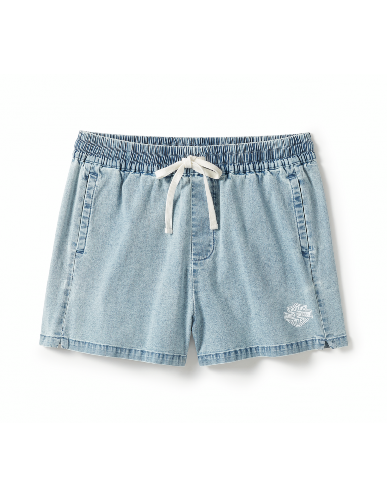 Жіночі шорти джинсові SHORTS-DENIM,LIGHT BLUE розмір M