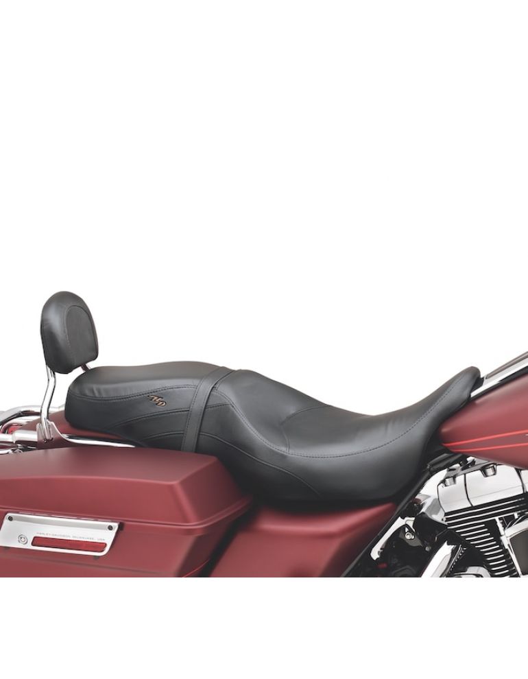 Low-Profile Leather Bucket Seat