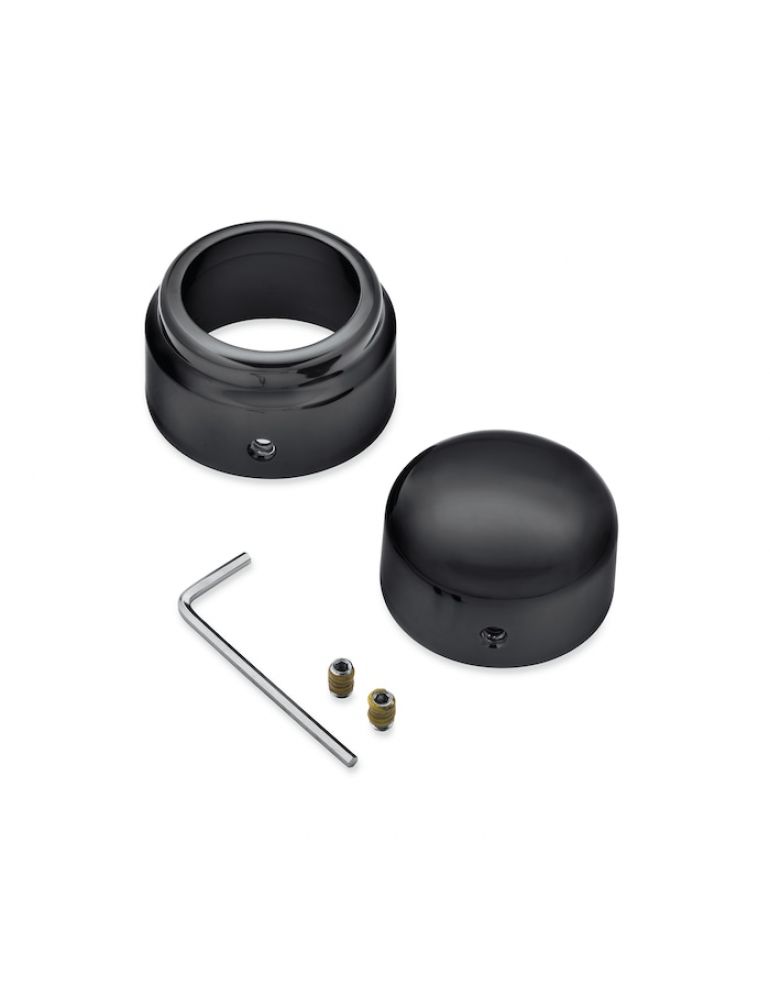 Rear Axle Nut Covers - Gloss Black