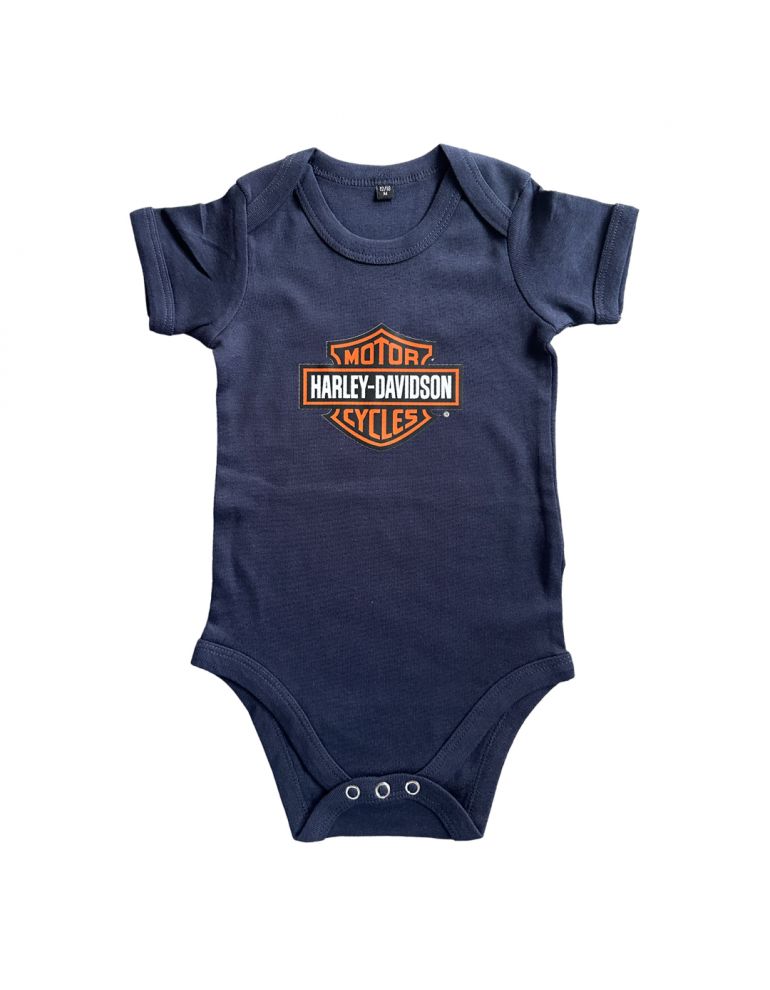 Боді дитяче Harley-Davidson Bar and Shield 12-18 м. колір кобальт