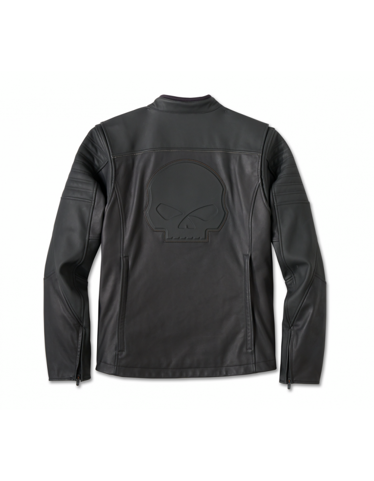Чоловіча куртка шкіряна райдингова Harley-Davidson Willie G Skull розмір L