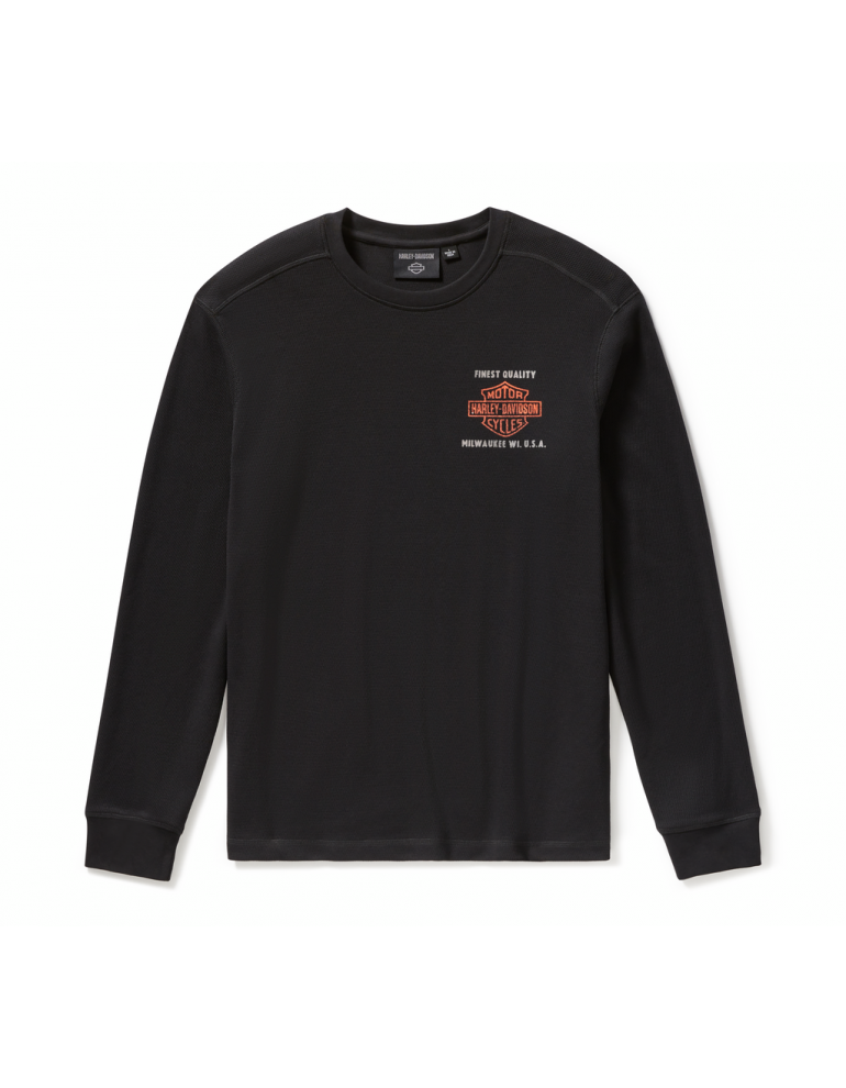 Лонгслів чоловічий TEE-KNIT,BLACK розмір XXL