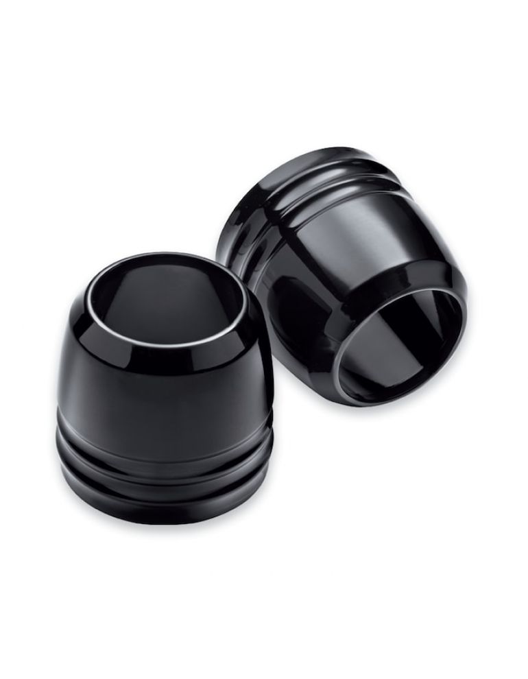 Gloss Black Billet Fork Slider Dust Covers