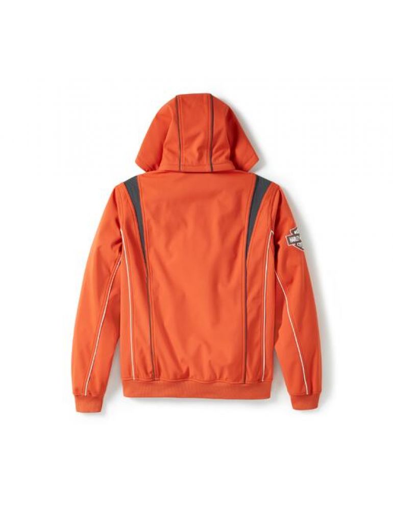 Куртка чоловіча JACKET-KNIT,WINDPROOF,ORANGE розмір XL