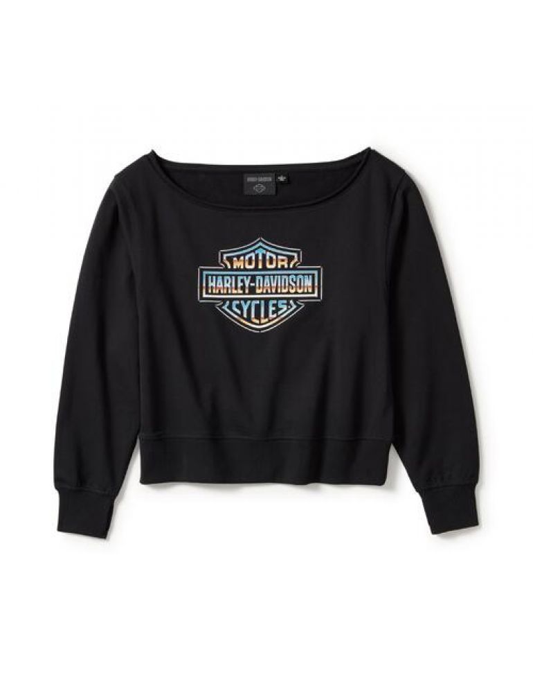 Жіночий світшот SWEATSHIRT-KNIT,BLACK розмір M