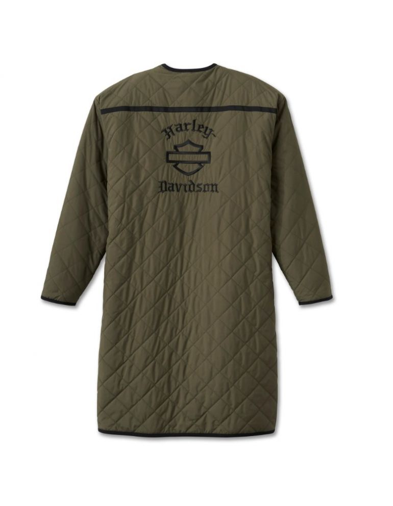 Жіноче двостороннє стьобане пальто Harley-Davidson з шерпою Reversible Quilted Sherpa Coat розмір XS