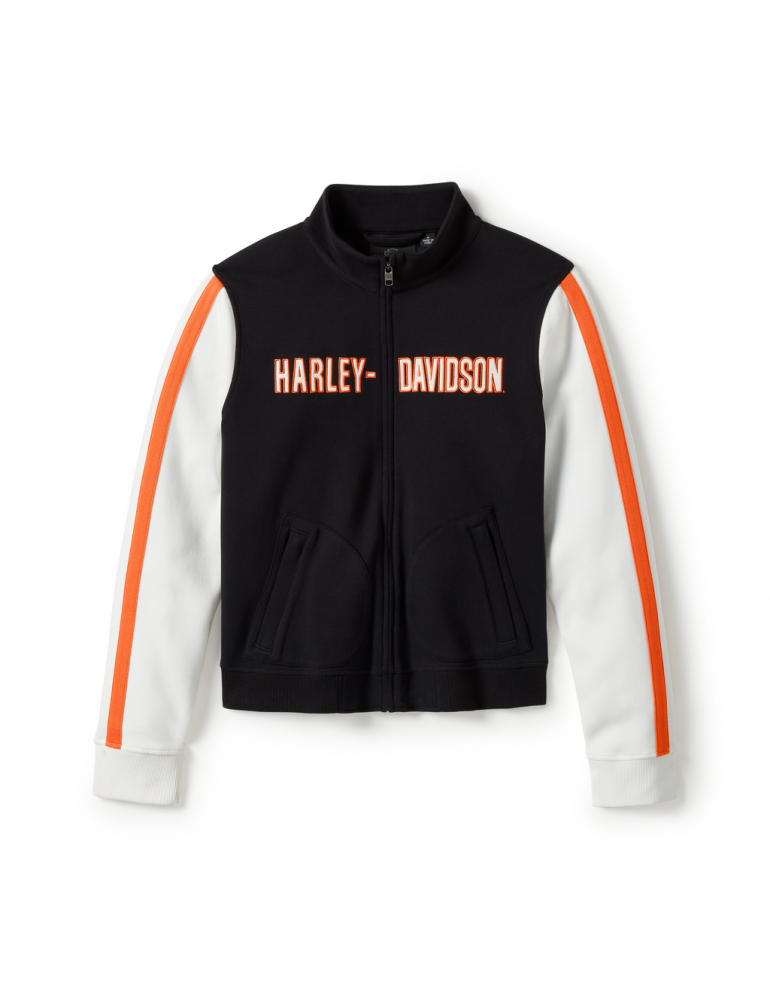 Жіночий реглан Harley-Davidson Essential Blocked Track Jacket розмір XS