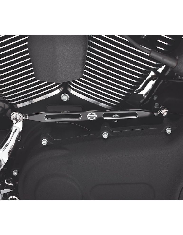 Slotted Black Anodized Gear Shift Linkage