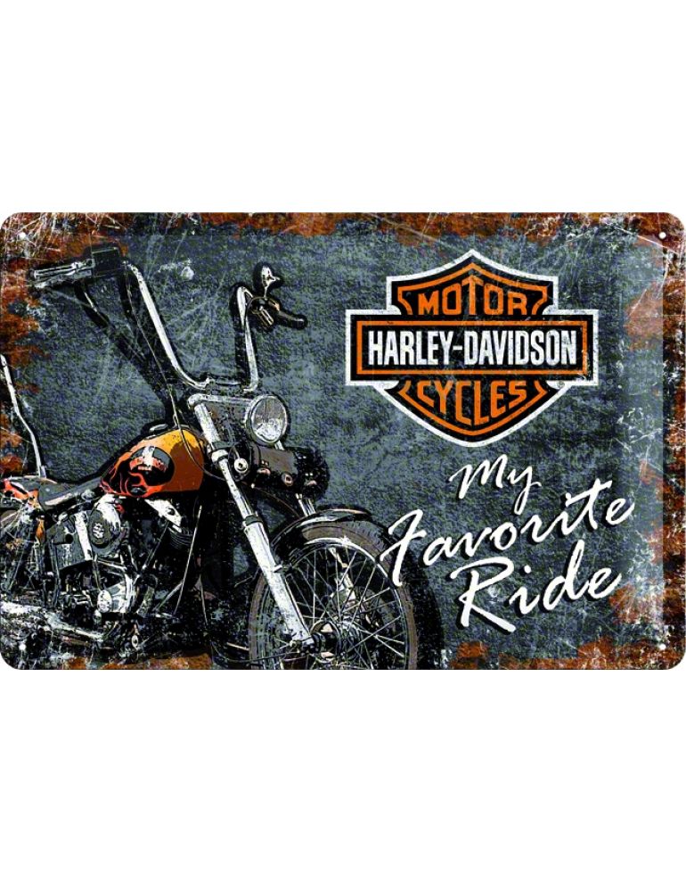 Металева табличка - Harley-Davidson Favourite Ride 20x30