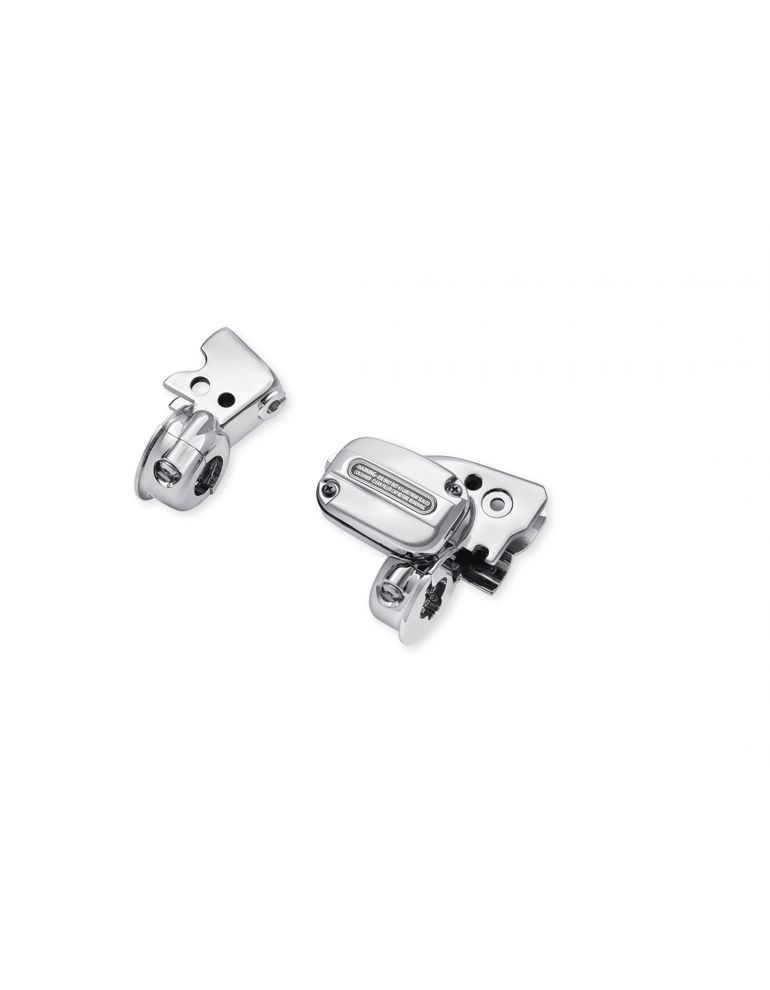 Chrome Clutch Bracket and Master Cylinder Reservoir Kit