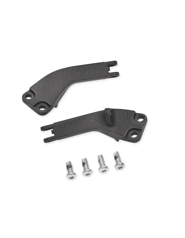 Wrinkle Black Passenger Footpeg Support Kit