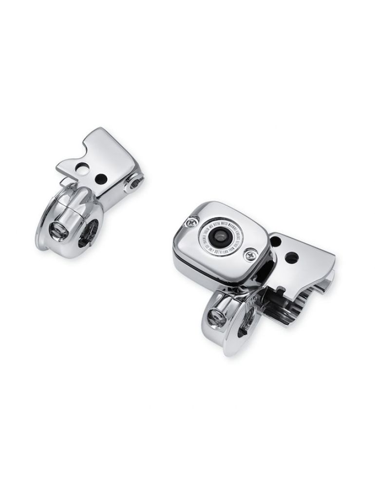 Chrome Clutch Bracket and Master Cylinder Reservoir Kit