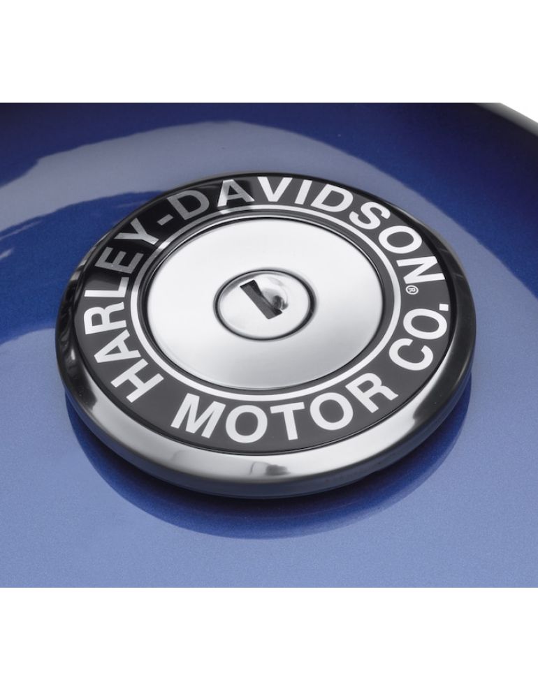 Harley-Davidson Motor Co. Script Fuel Cap Medallion