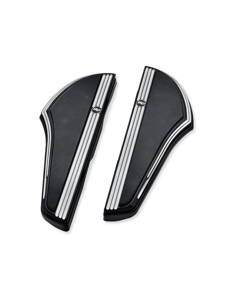 Defiance Rider Footboard Kit - Black Anodized Machine Cut
