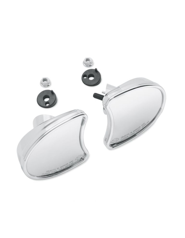 Chrome Fairing Mount Mirrors