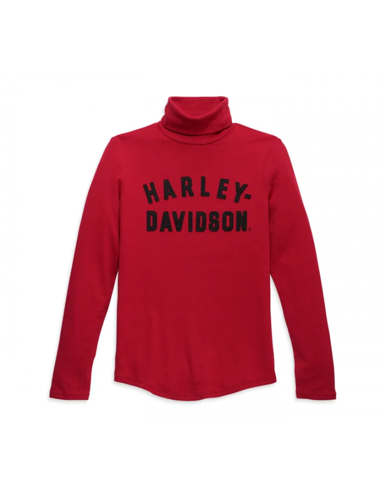 Жіночий реглан водолазка Milwaukee Rib Turtleneck колір Chili Pepper розмір XS