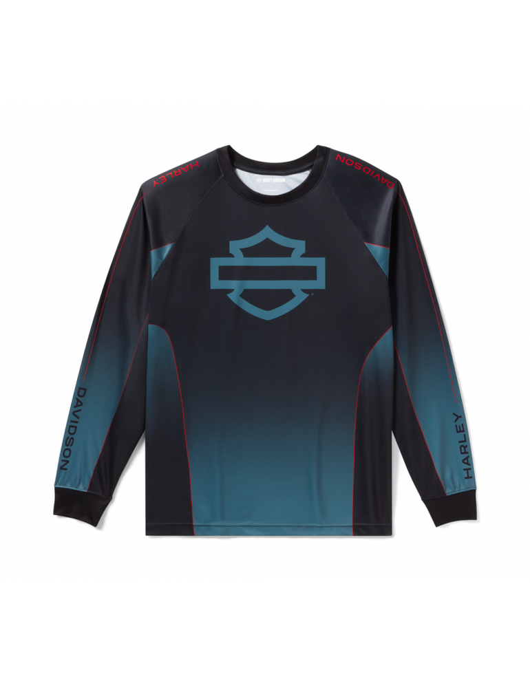 Реглан чоловічий MOTO JERSEY-KNIT,GRAND TOURING,GREY/RED розмір XXL