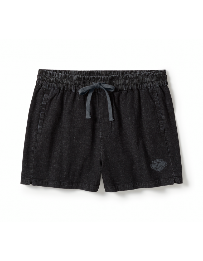 Жіночі шорти SHORTS-DENIM,BLACK розмір M