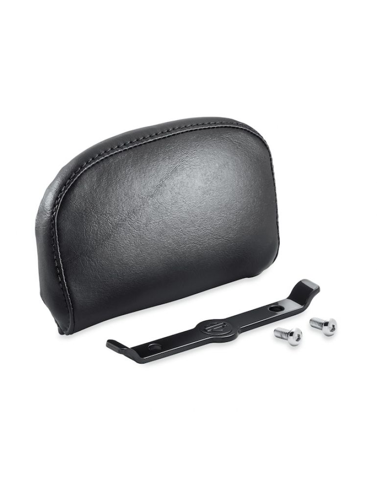 Passenger Backrest Pad - Compact - Smooth Black Vinyl