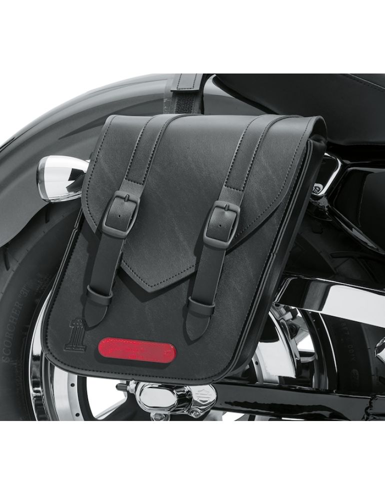 Black Standard Line Compact Throw-Over Saddlebags