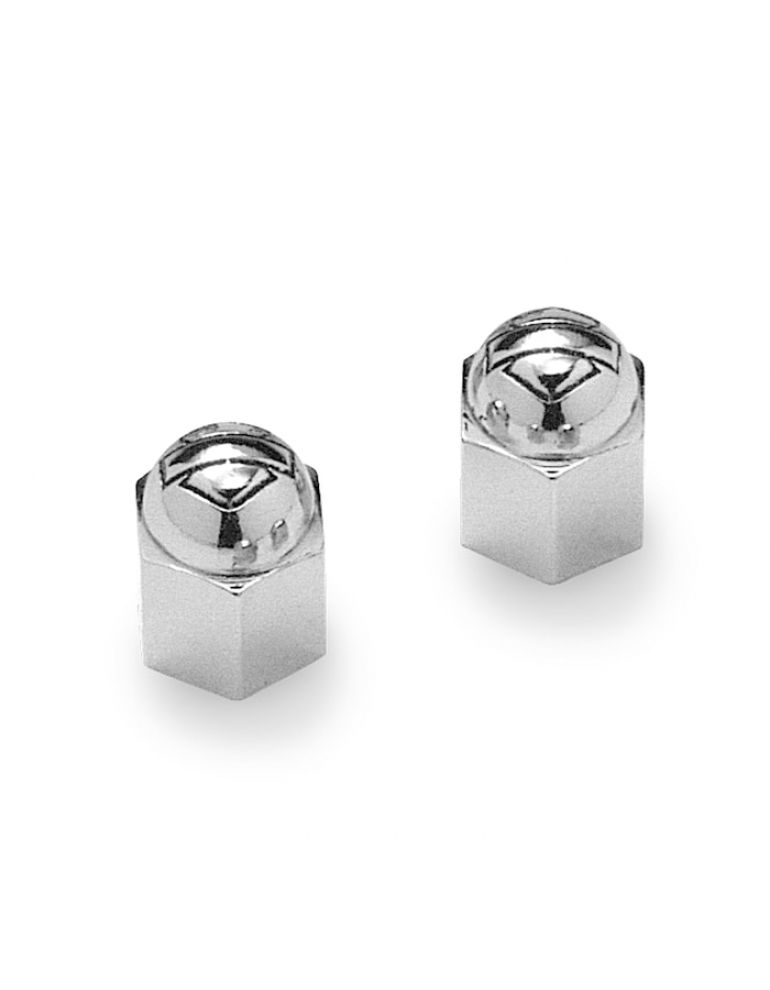 Bar &amp; Shield Acorn Nut Valve Stem Caps