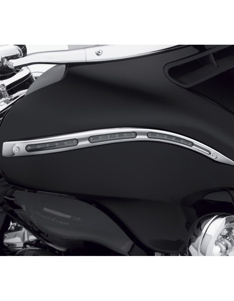 Electra Glo Illuminated Fairing Accent Trim - Chrome