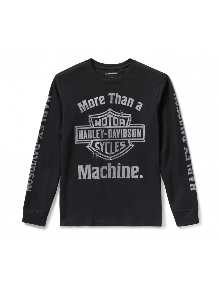 Лонгслів чоловічий Harley-Davidson TEE-KNIT,BLACK розмір XXL