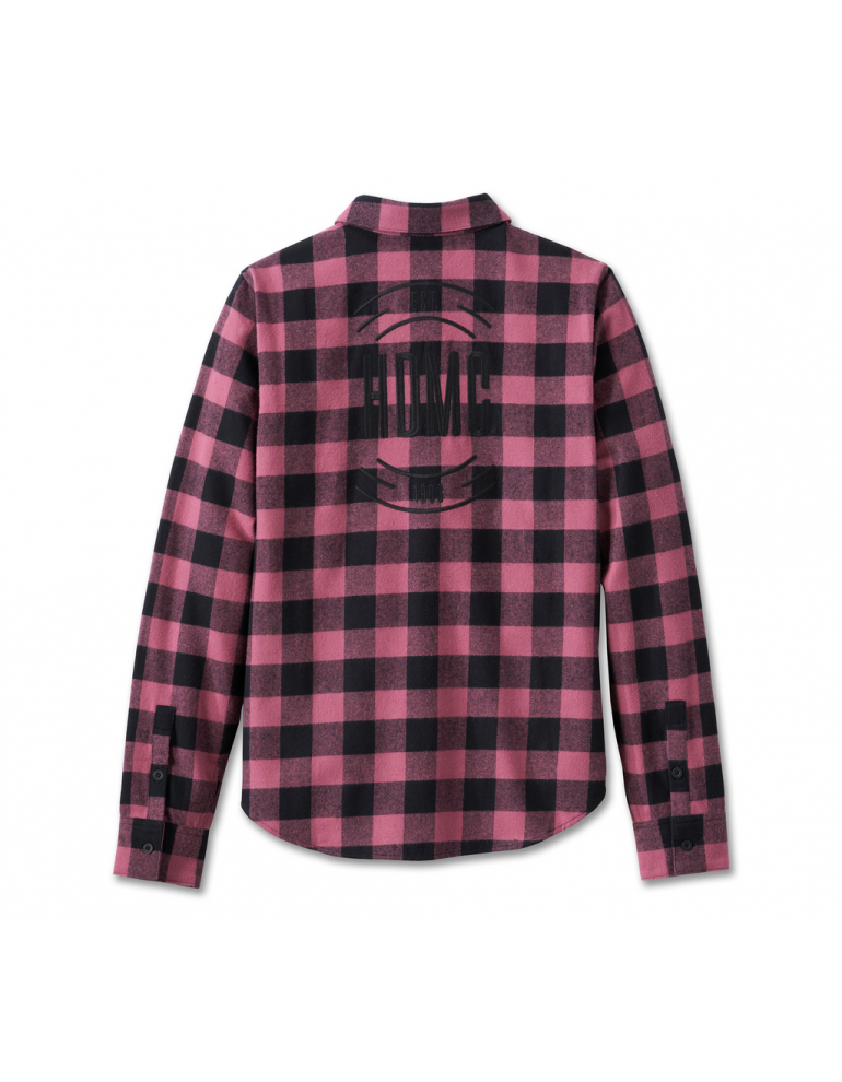 Жіноча фланелева сорочка Rustic YD Plaid колір Crushed Berry розмір XS